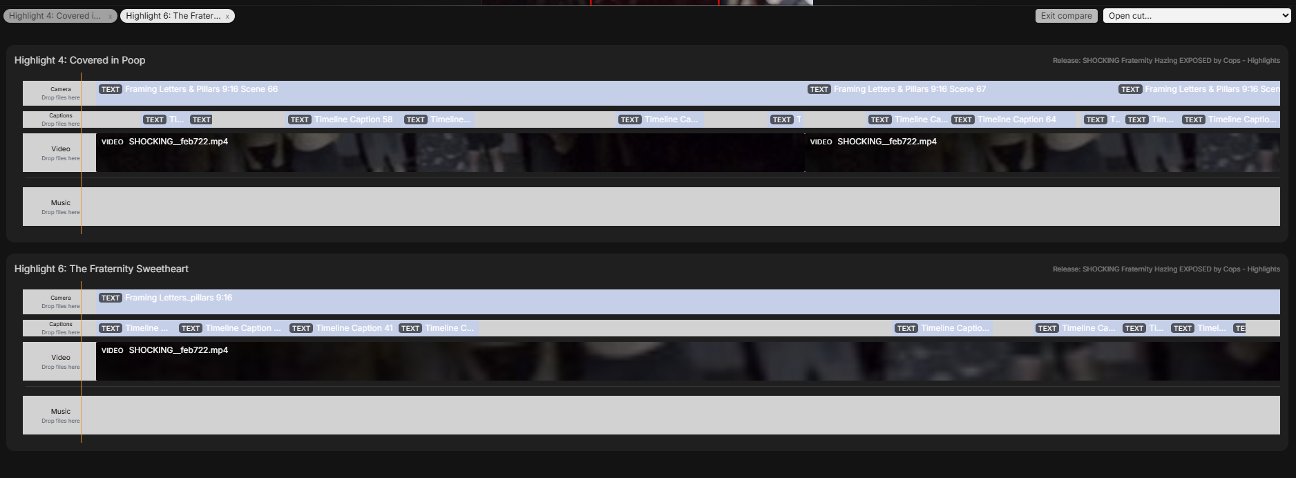 IMABIRD compare view screenshot